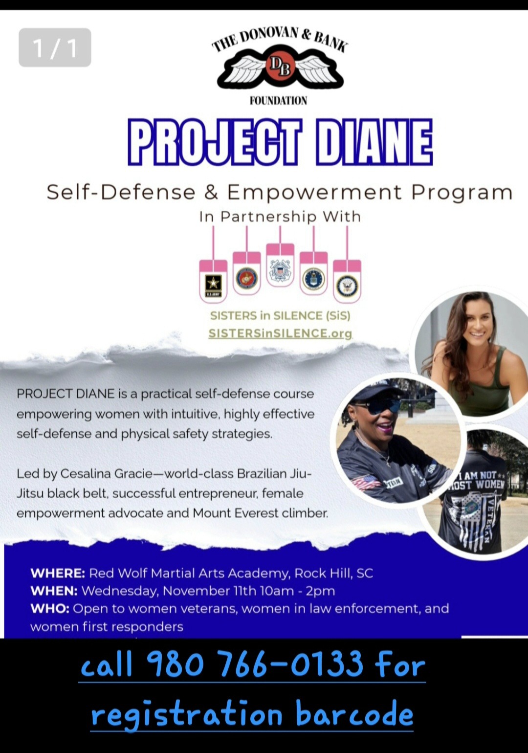 Project Diane: Self-Defense & Empowerment Program